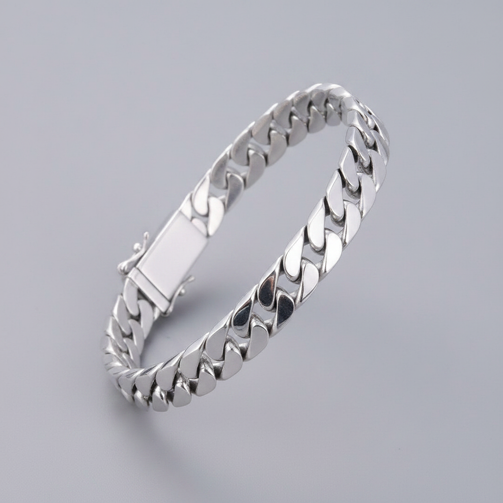 Urban Edge – Panzerarmband aus 925er Sterlingsilber