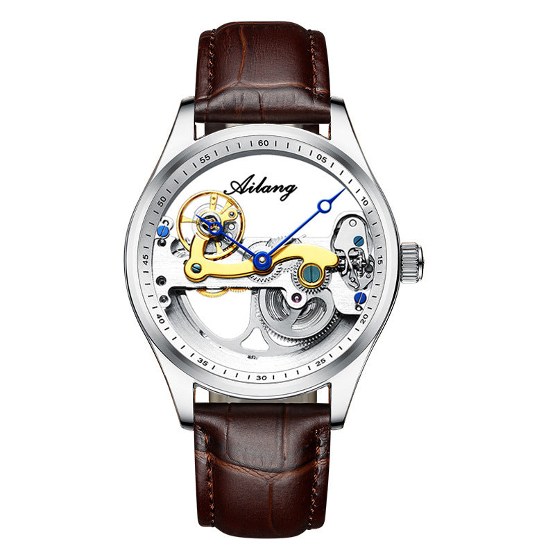 KRONOS SKELETON – Mechanische Herrenuhr aus Edelstahl