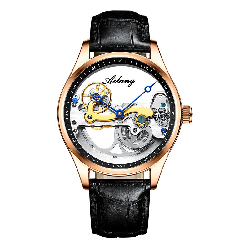 KRONOS SKELETON – Mechanische Herrenuhr aus Edelstahl