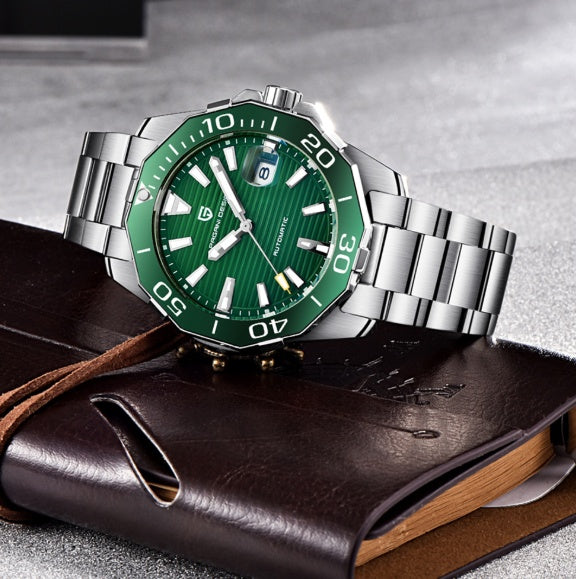 Paganini Design PD-1617 - Automatik Edelstahl Sportuhr
