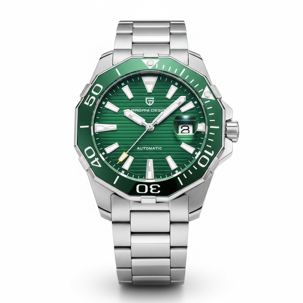 Paganini Design PD-1617 - Automatik Edelstahl Sportuhr