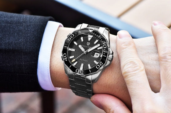 AEROCHRON APEX – Marke Automatik Sportuhr aus Edelstahl