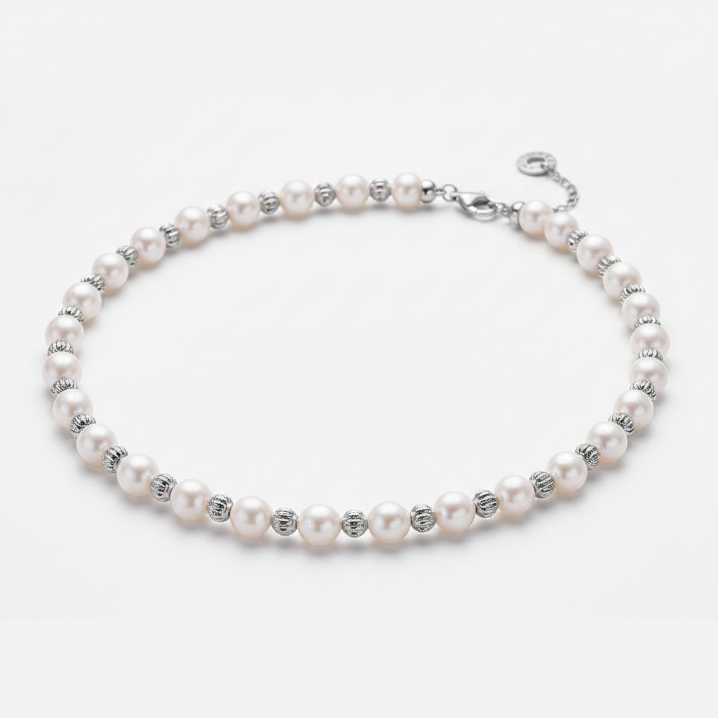 Pearl Allure – Perlenkette aus 925er Sterlingsilber
